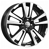 17 5X114.3 6,5 ET50 66.1 KC874 Kaptur алмаз черный REPLICA КиК