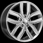 17 5X112 7.0 ET46 66.6 КС774 (Audi A4) дарк платинум  REPLICA КиК