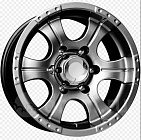 15 6X139.7 6,0 ET-5 110,1 КС473 Байконур дарк платинум КИК